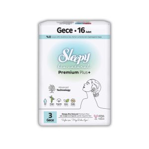 Sleepy – Nr. 3 Maandverband 16 stuks – Bio Natural Premium Plus+