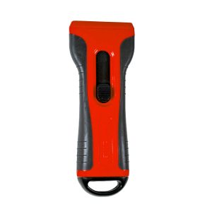 Glasschraper met inschuifbaar mes + reservemesjes