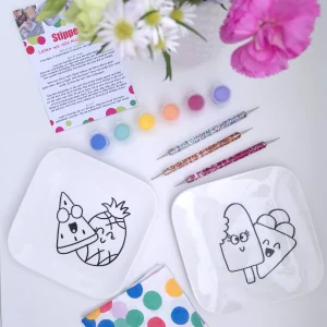 Kids S8 Losse Box | Zomervakantie | Stippen op servies