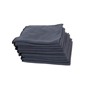 Superieur microvezeldoek antraciet 10 stuks