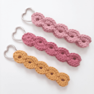 Pols sleutelhanger rond | DIY pakket haken | Diverse kleuren