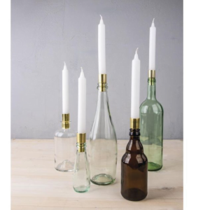 DIY | Kaarsenhouders 2 stuks | Goud of Zilver