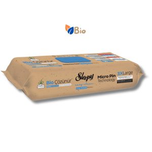 Sleepy Biologische Reinigingsdoeken – Blauw – 50 Vellen