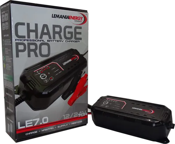 Lemania acculader 12V/24v 7/3.5A