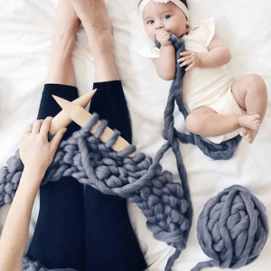 #E5 Los patroon | Babydeken breien
