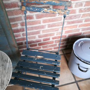 Franse brocante bistrostoel