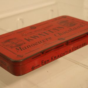 heel oud chocolade blik, Kwatta blik