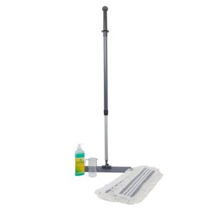 Superieur vloerreinigingssysteem Complete 40cm met 2 moppen