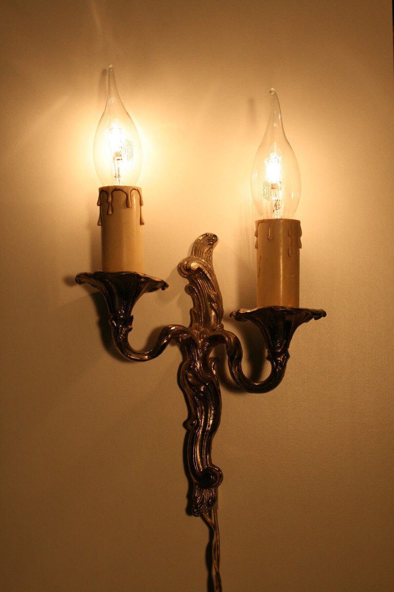 Wandlamp 2 kandelaars