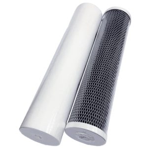 Filterset 20 inch 1x 5 micron + 1x carbonblock (de dikke varianten)