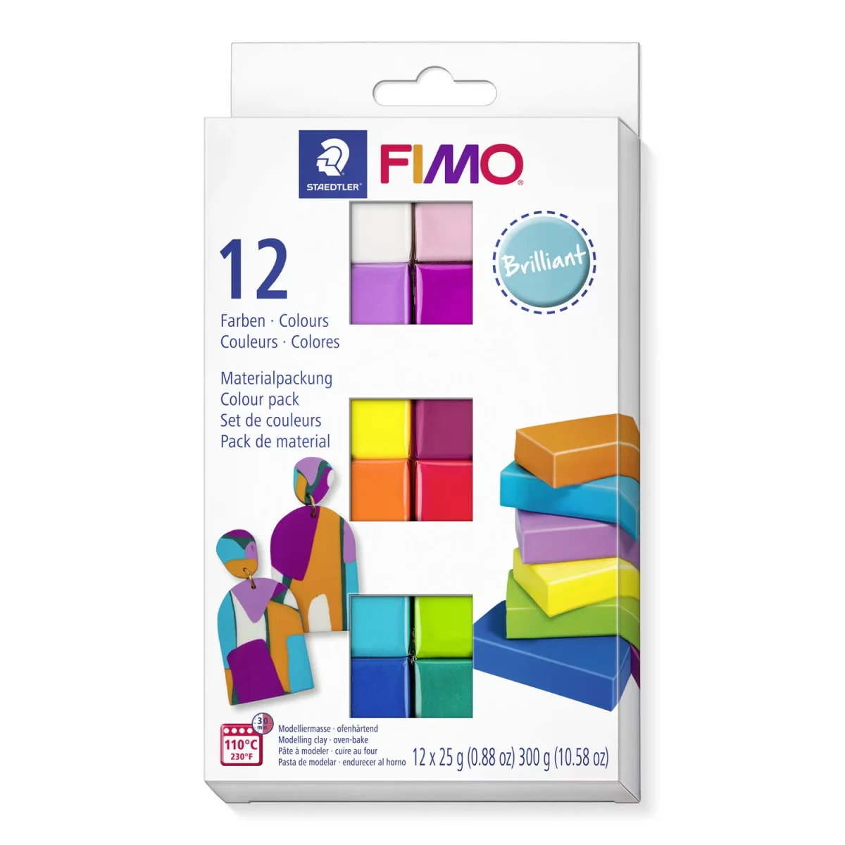DIY | Klei 12 briljant kleuren | FIMO soft