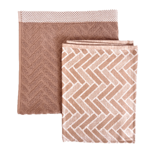 Keukendoek en theedoek Bricks Beige