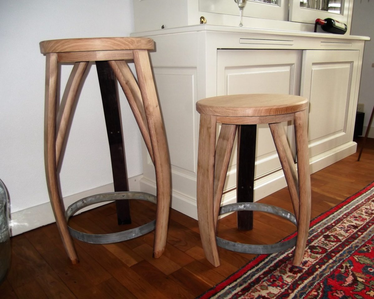 Houten kruk - Afbeelding 4
