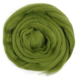 Lontwol Moss | Biologisch geverfd | 1 kilo