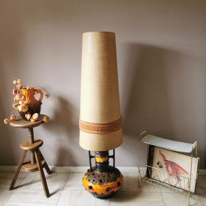 vintage vloerlamp keramiek lamp