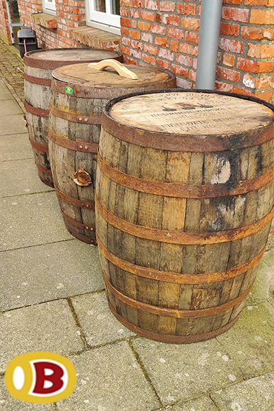 Regenton whiskyvat 200 liter met los deksel - Afbeelding 4